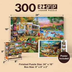 Campside - Waterslide Wanderlust 300 Piece EZ Grip Jigsaw Puzzle