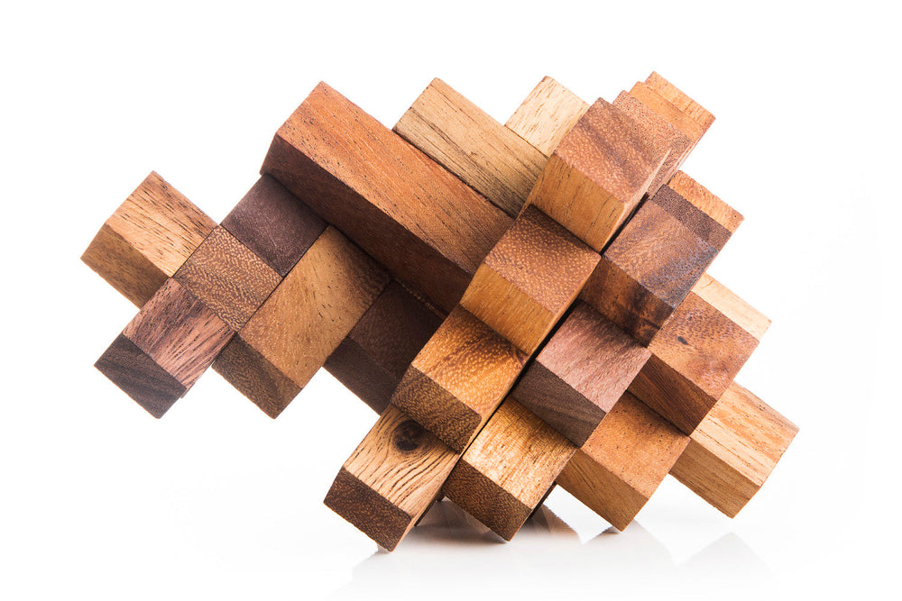 Twist Crystal Puzzle - Twist Wood Puzzle (Online Order Only)