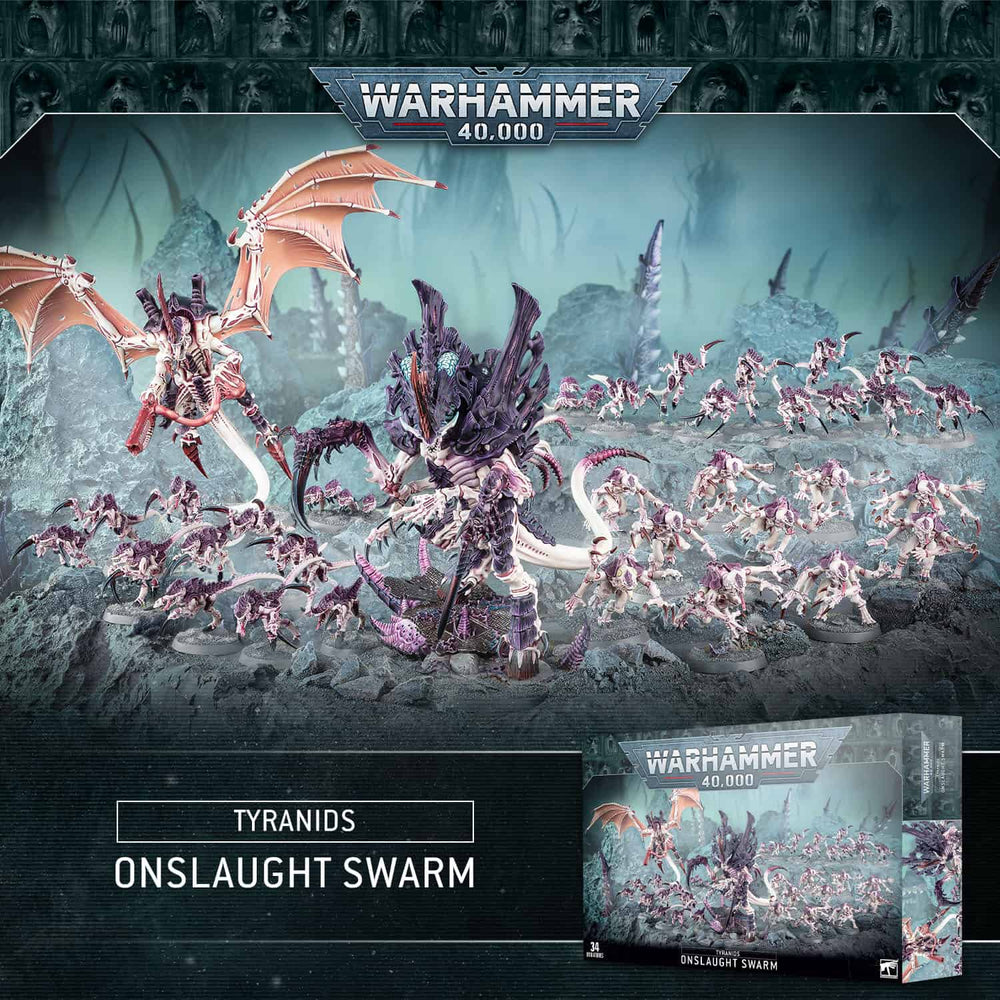 Warhammer 40k Tyranids: Onslaught Swarm (ONLINE ORDER ONLY)