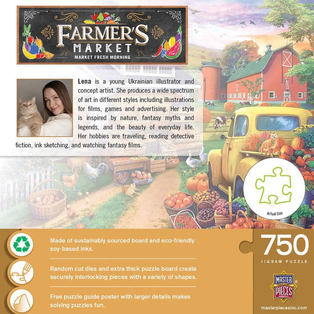 Farmer's Market - Market Fresh Morning 750 Piece Jigsaw Puzzle