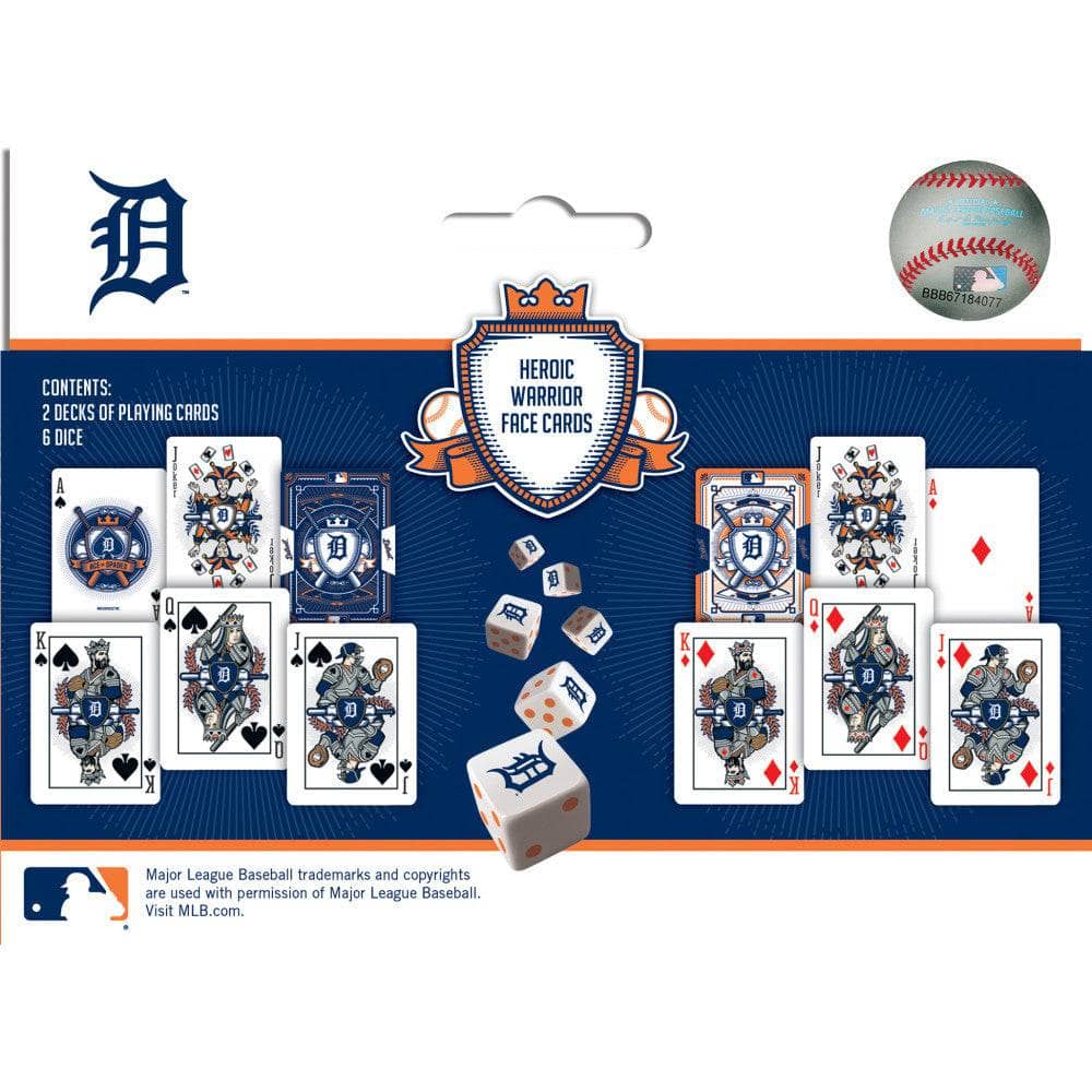 Detroit Tigers - 2-Pack Playing Cards & Dice Set
