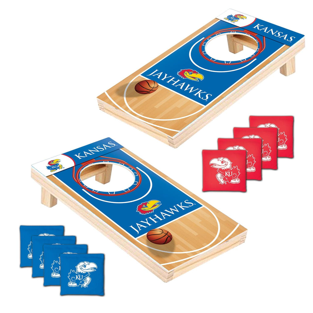 Kansas Jayhawks - NCAA Tabletop Cornhole (ONLINE ORDER ONLY)