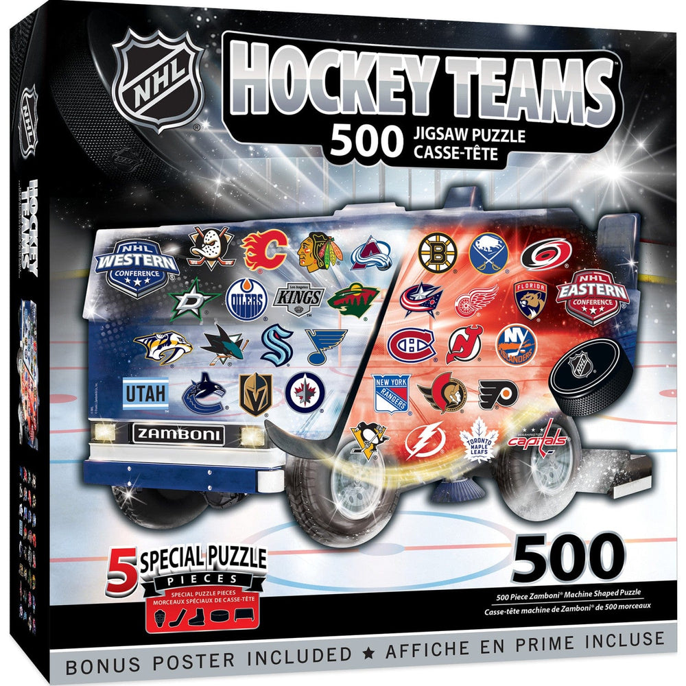 NHL - Zamboni 500 Piece Shaped Jigsaw Puzzle (ONLINE ORDER ONLY)