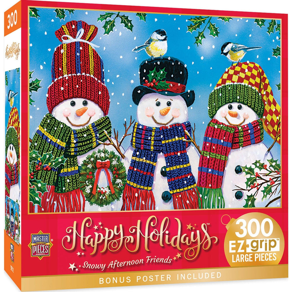 Happy Holidays - Snowy Afternoon Friends 300 Piece EZ Grip Jigsaw Puzzle (ONLINE ORDER ONLY)