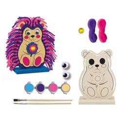 Hedgehog - Wood Yarn Wrapping Craft & Paint Kit (ONLINE ORDER ONLY)