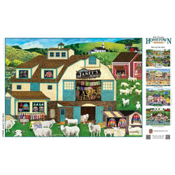 Hometown Gallery - Janet's Wool Goods 1000 Piece Jigsaw Puzzle