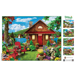 Lazy Days - Waterfront 750 Piece Jigsaw Puzzle (ONLINE ORDER ONLY)