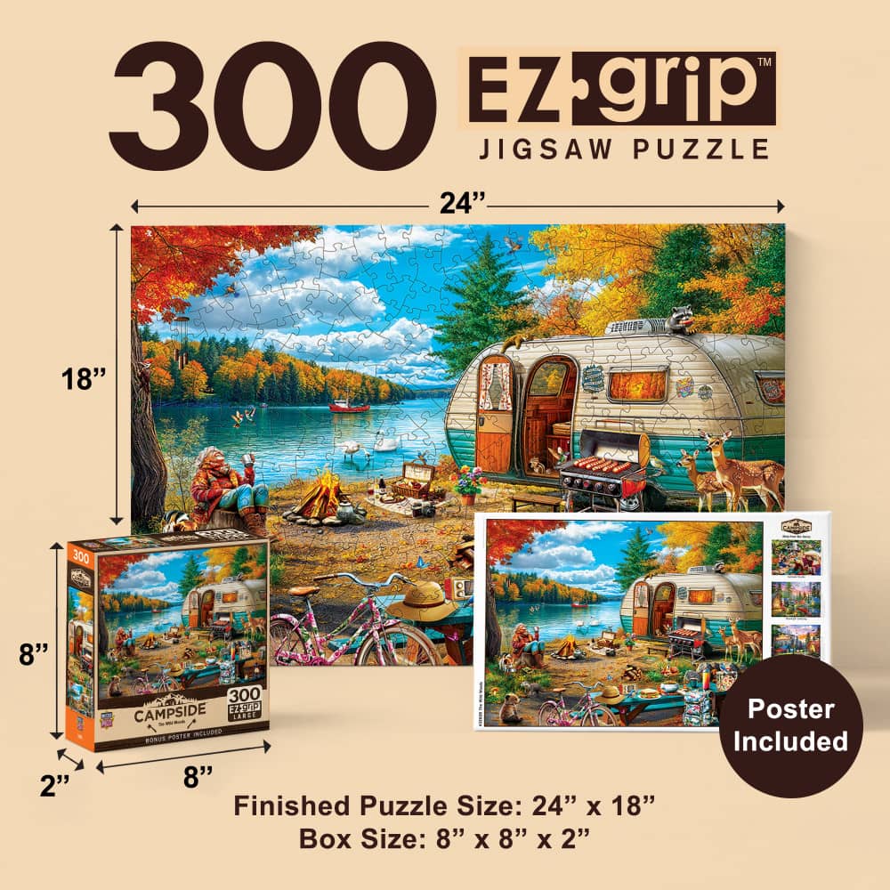 Campside - The Wild Woods 300 Piece EZ Grip Jigsaw Puzzle