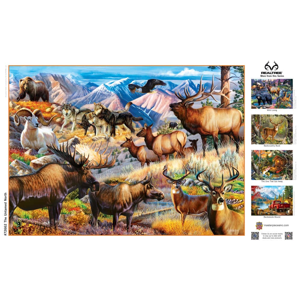 Realtree - The Untamed North 1000 Piece Jigsaw Puzzle
