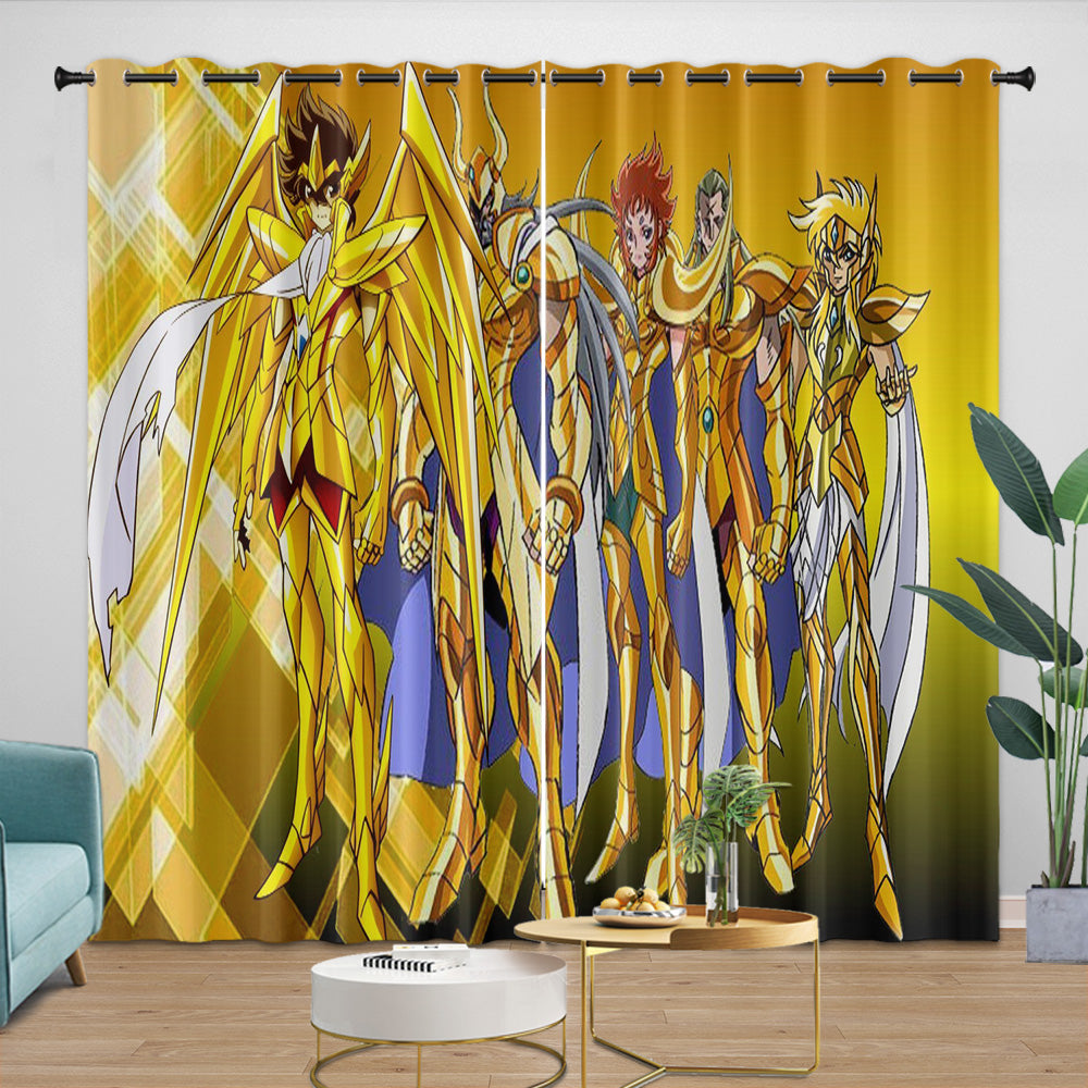 Saint Seiya Curtains Blackout Window Drapes Room Decoration (Online Order Only)