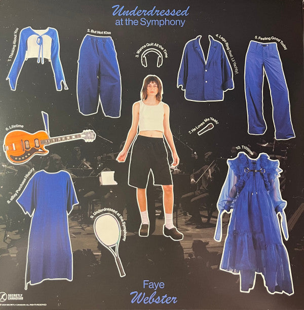 Faye Webster - Underdressed At The Symphony (Blue Chandelier Splatter)SPLATTER [Vinyl] (ONLINE ORDER ONLY)