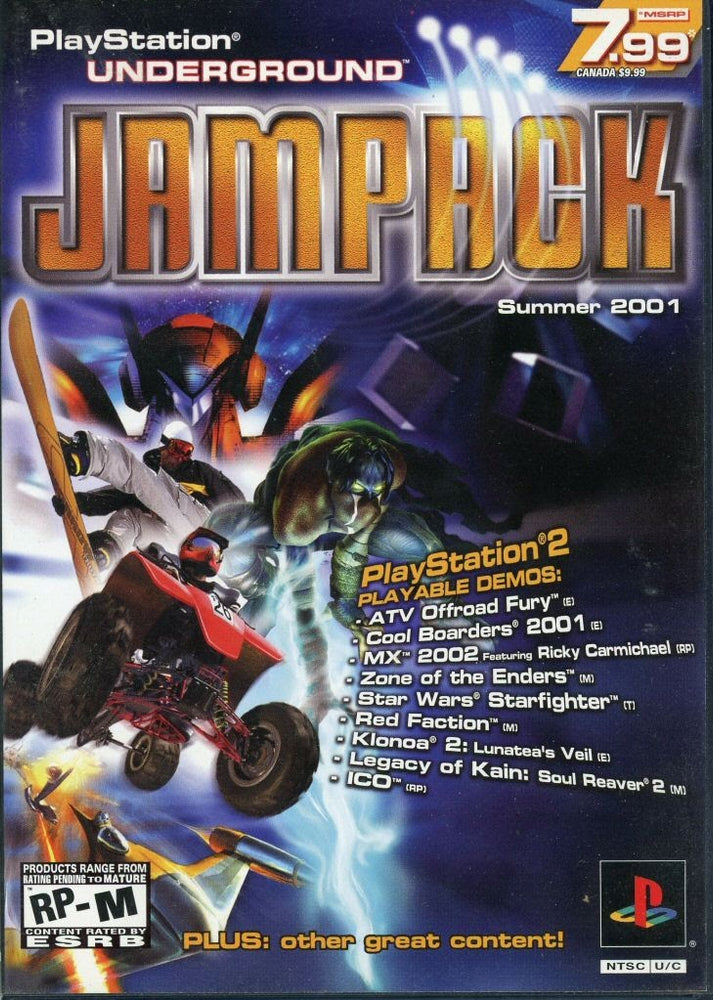 PlayStation Underground JamPack: Summer 2001 (Playstation 2) (Online Only)