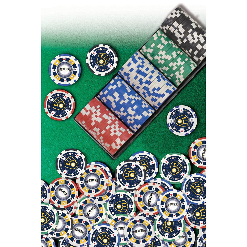 Milwaukee Brewers 100 Piece Poker Chips (ONLINE ORDER ONLY)