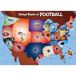NFL - League Map 500 Piece Jigsaw Puzzle (ONLINE ORDER ONLY)