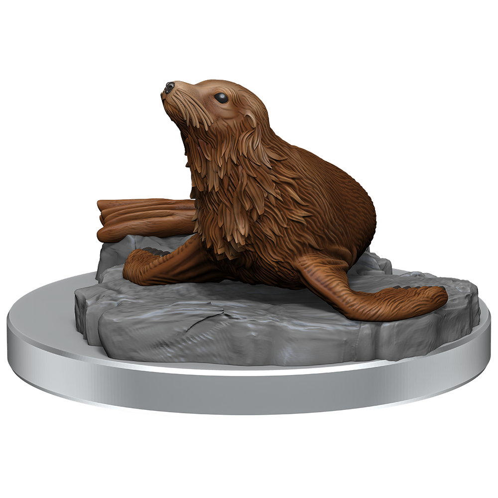 D&D: Nolzur's Marvelous Miniatures - Locathah & Seal (ONLINE ORDER ONLY)