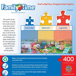 Family Time - Backyard Barbeque 400 Piece Jigsaw Puzzle (ONLINE ORDER ONLY)