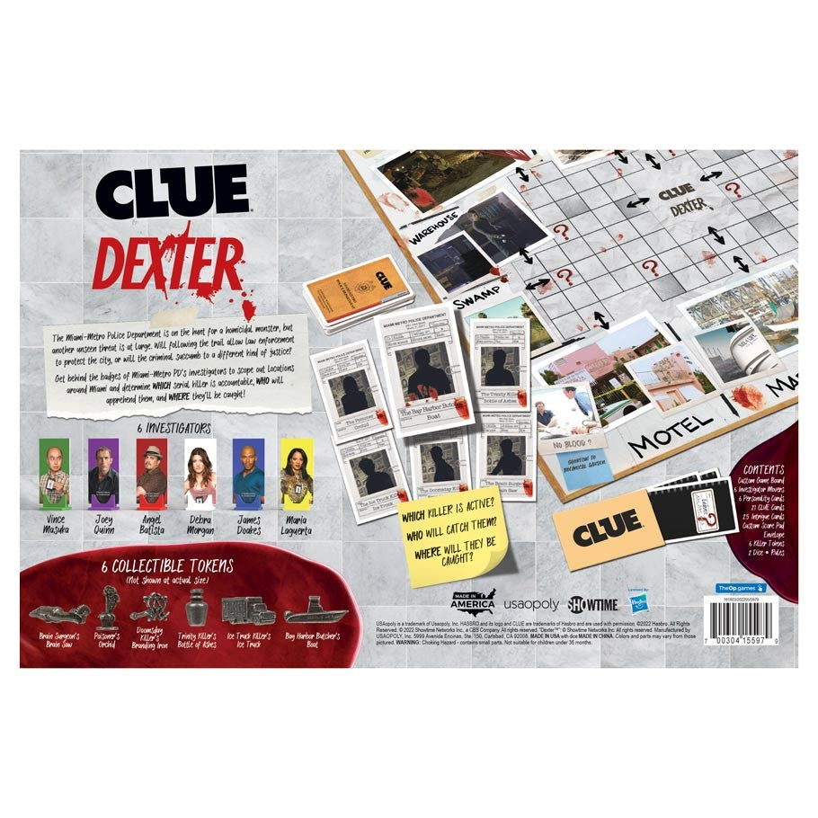 Clue: Dexter (ONLINE ORDER ONLY)