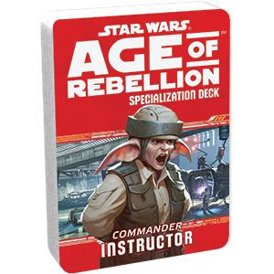 Star Wars: Age of Rebellion: Instructor Specialization Deck (ONLINE ORDER ONLY)