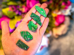 Uvarovite Garnet Specimens (ONLINE ORDER ONLY)