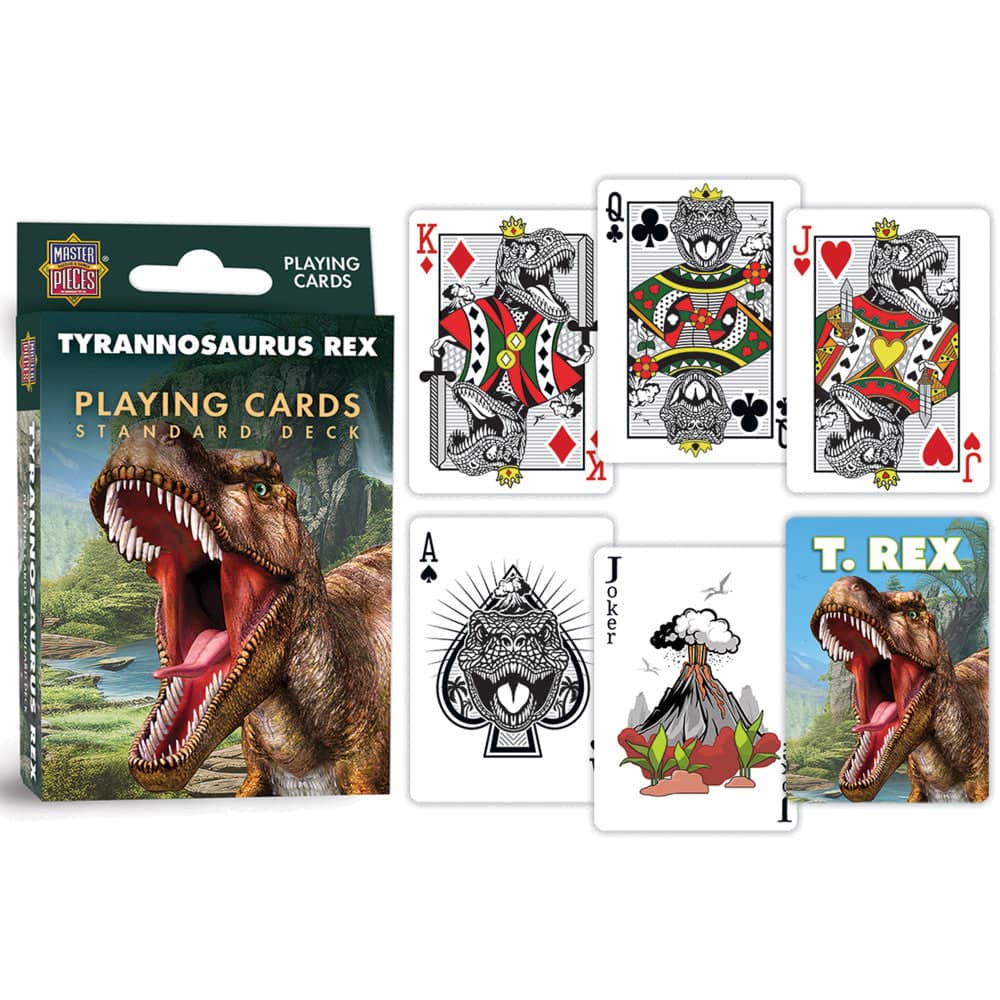 T-Rex Playing Cards - 54 Card Deck (ONLINE ORDER ONLY)