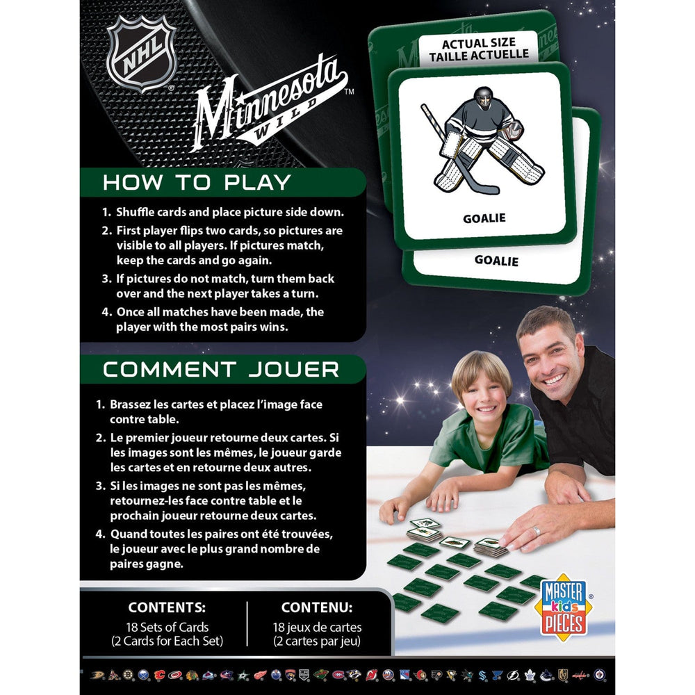 Minnesota Wild Matching Game (ONLINE ORDER ONLY)
