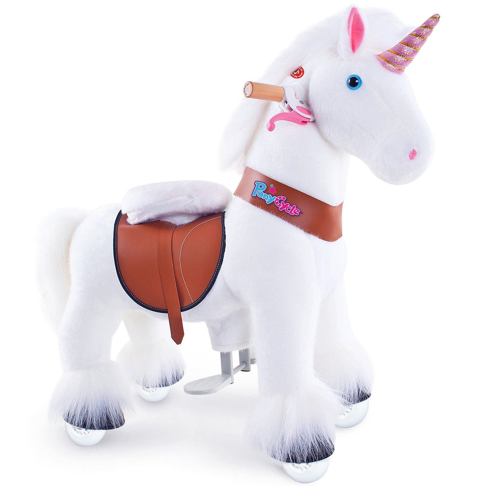 Model U Unicorn Ride-On Toy Age 3-4 White (ONLINE ORDER ONLY)