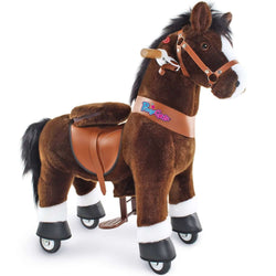 Model U Ride On Horse Toy Age 3-4 Chocolate (ONLINE ORDER ONLY)