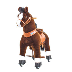 Model U Ride On Horse Toy Age 3-4 Chocolate (ONLINE ORDER ONLY)