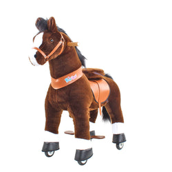 Model U Ride On Horse Toy Age 3-4 Chocolate (ONLINE ORDER ONLY)