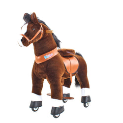 Model U Ride On Horse Toy Age 3-4 Chocolate (ONLINE ORDER ONLY)