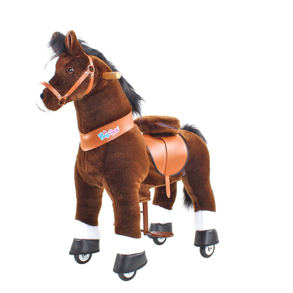 Model U Ride On Horse Toy Age 3-4 Chocolate (ONLINE ORDER ONLY)
