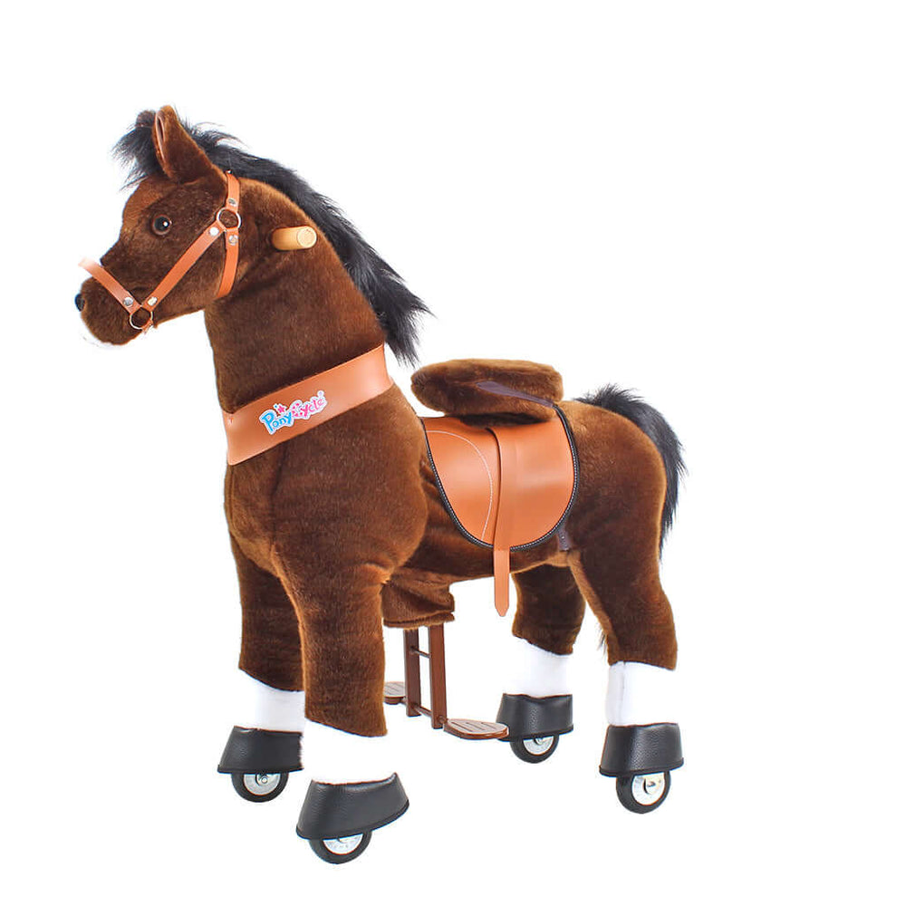 Model U Ride On Horse Toy Age 3-4 Chocolate (ONLINE ORDER ONLY)