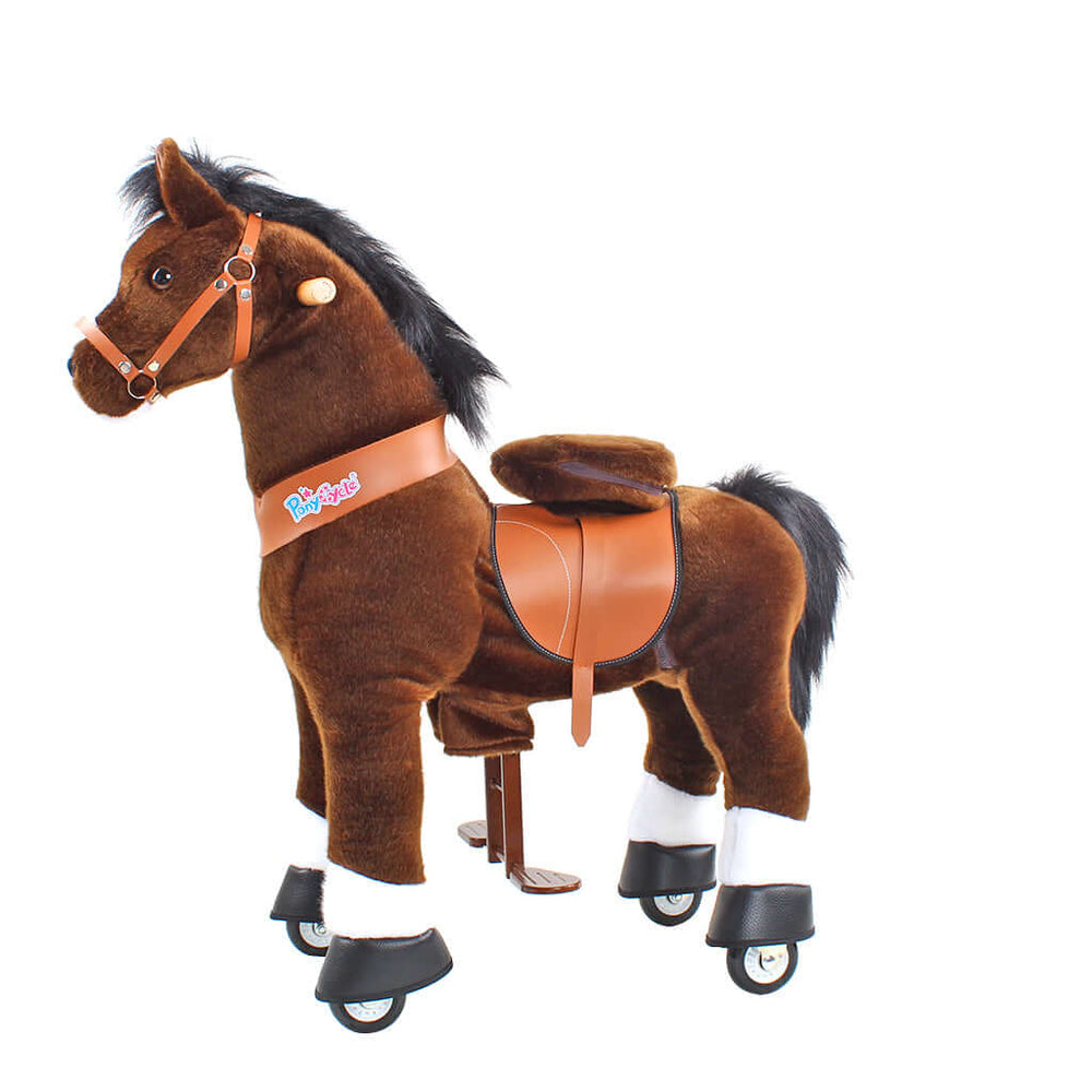 Model U Ride On Horse Toy Age 3-4 Chocolate (ONLINE ORDER ONLY)