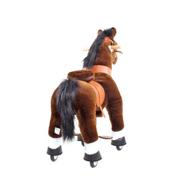 Model U Ride On Horse Toy Age 3-4 Chocolate (ONLINE ORDER ONLY)