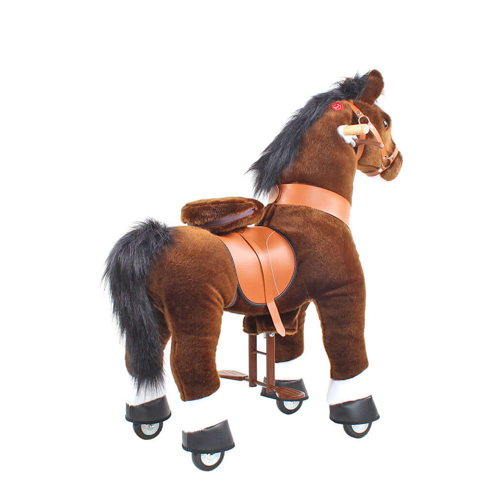 Model U Ride On Horse Toy Age 3-4 Chocolate (ONLINE ORDER ONLY)