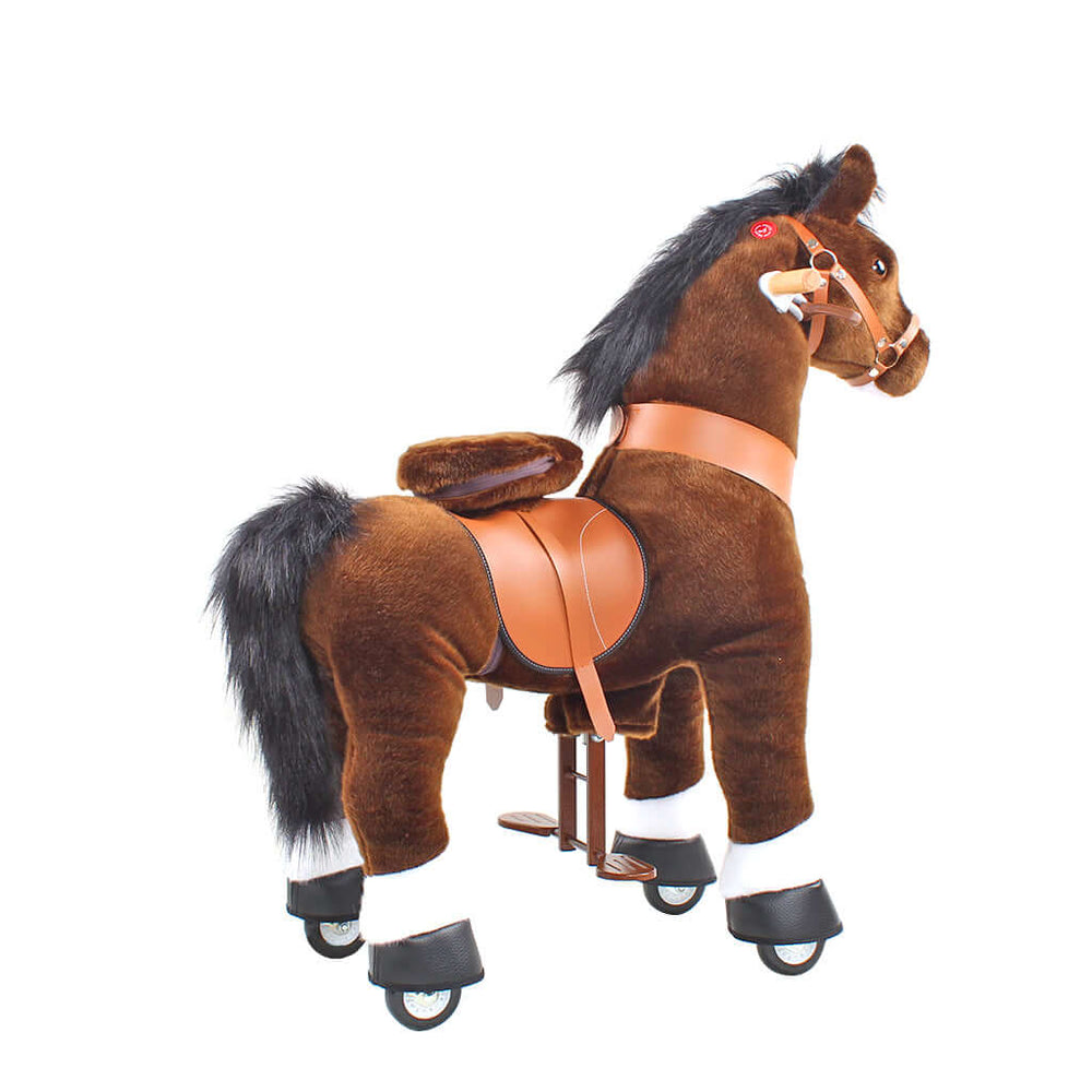 Model U Ride On Horse Toy Age 3-4 Chocolate (ONLINE ORDER ONLY)