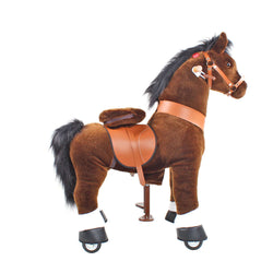 Model U Ride On Horse Toy Age 3-4 Chocolate (ONLINE ORDER ONLY)