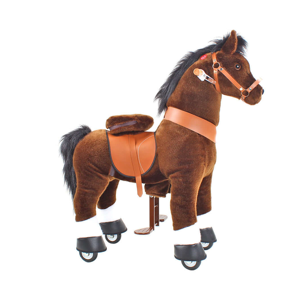 Model U Ride On Horse Toy Age 3-4 Chocolate (ONLINE ORDER ONLY)