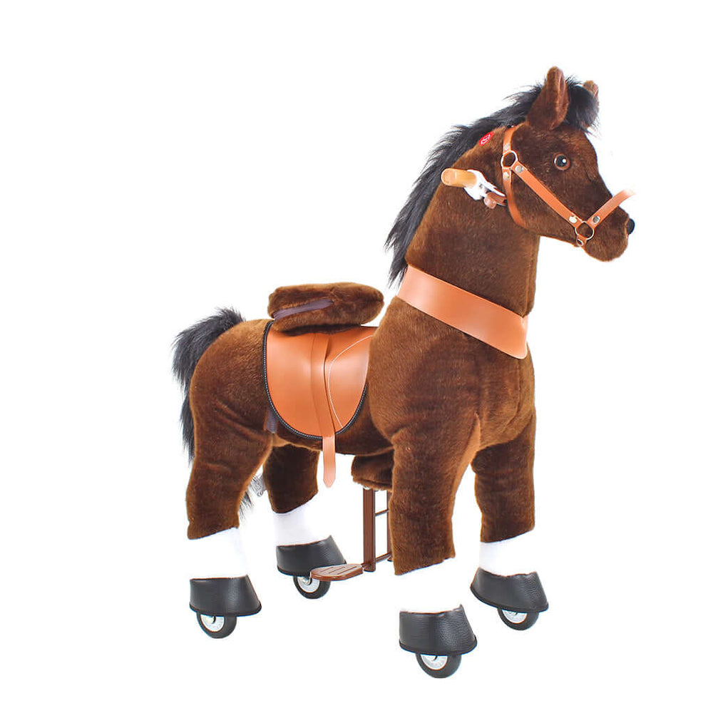 Model U Ride On Horse Toy Age 3-4 Chocolate (ONLINE ORDER ONLY)