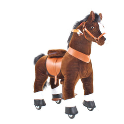Model U Ride On Horse Toy Age 3-4 Chocolate (ONLINE ORDER ONLY)