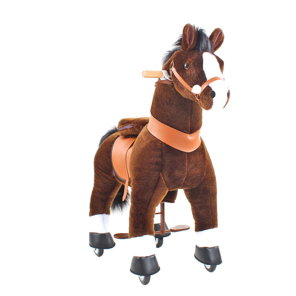 Model U Ride On Horse Toy Age 3-4 Chocolate (ONLINE ORDER ONLY)