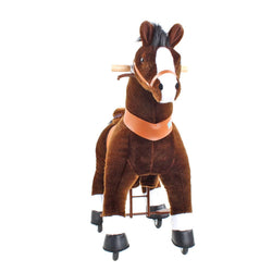 Model U Ride On Horse Toy Age 3-4 Chocolate (ONLINE ORDER ONLY)