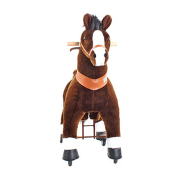 Model U Ride On Horse Toy Age 3-4 Chocolate (ONLINE ORDER ONLY)