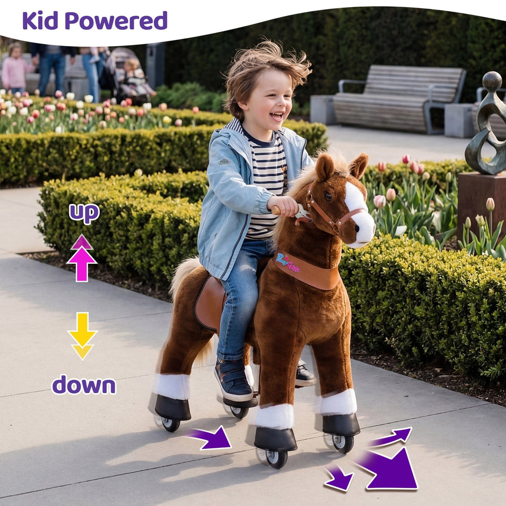 Model U® Horse Ride-On Toy Age 3–4 – Brown