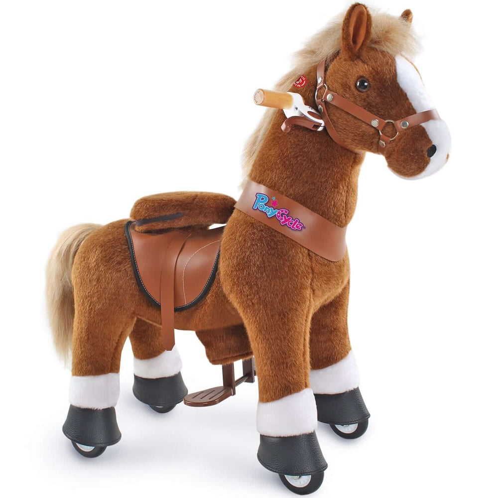Model U Ride-On Pony Age 3-4 Brown (ONLINE ORDER ONLY)