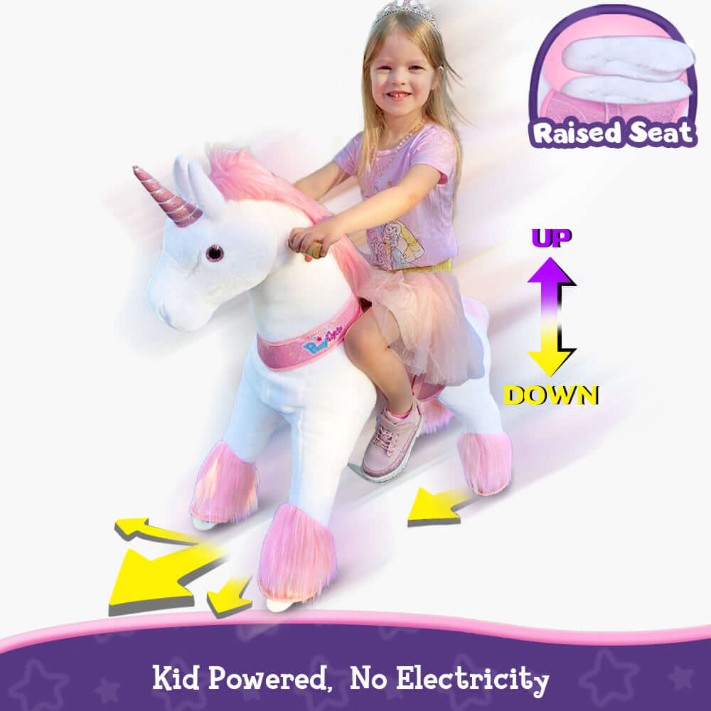Model U Ride-On Unicorn Age 4-7 Pink (ONLINE ORDER ONLY)
