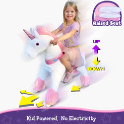Model U Ride-On Unicorn Age 4-7 Pink (ONLINE ORDER ONLY)