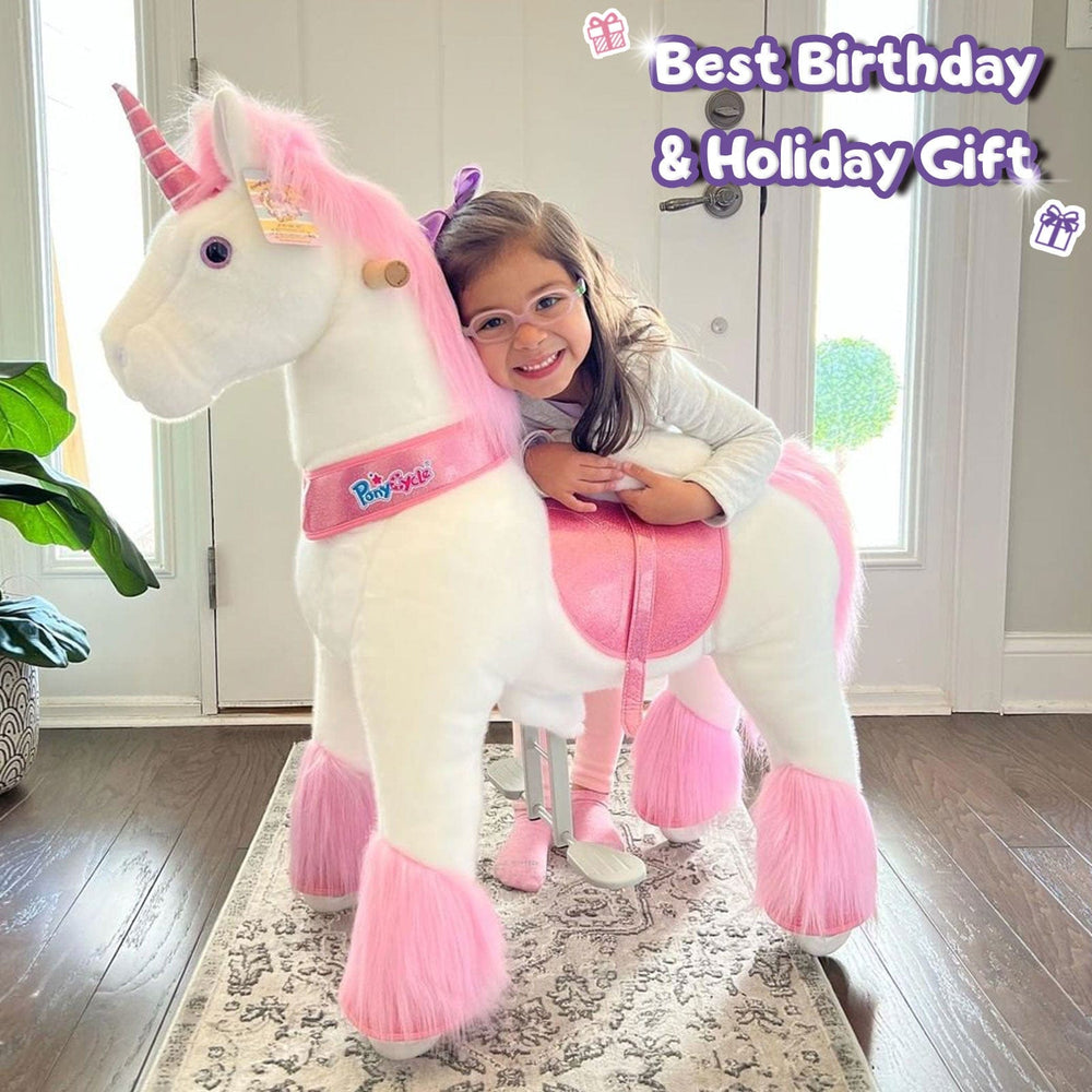 Model U Ride-On Unicorn Age 4-7 Pink (ONLINE ORDER ONLY)