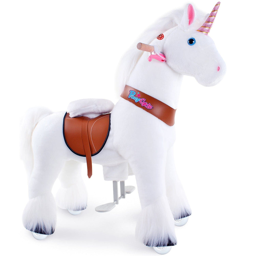 Model U Unicorn Riding Toy For Age 4-7 White (ONLINE ORDER ONLY)
