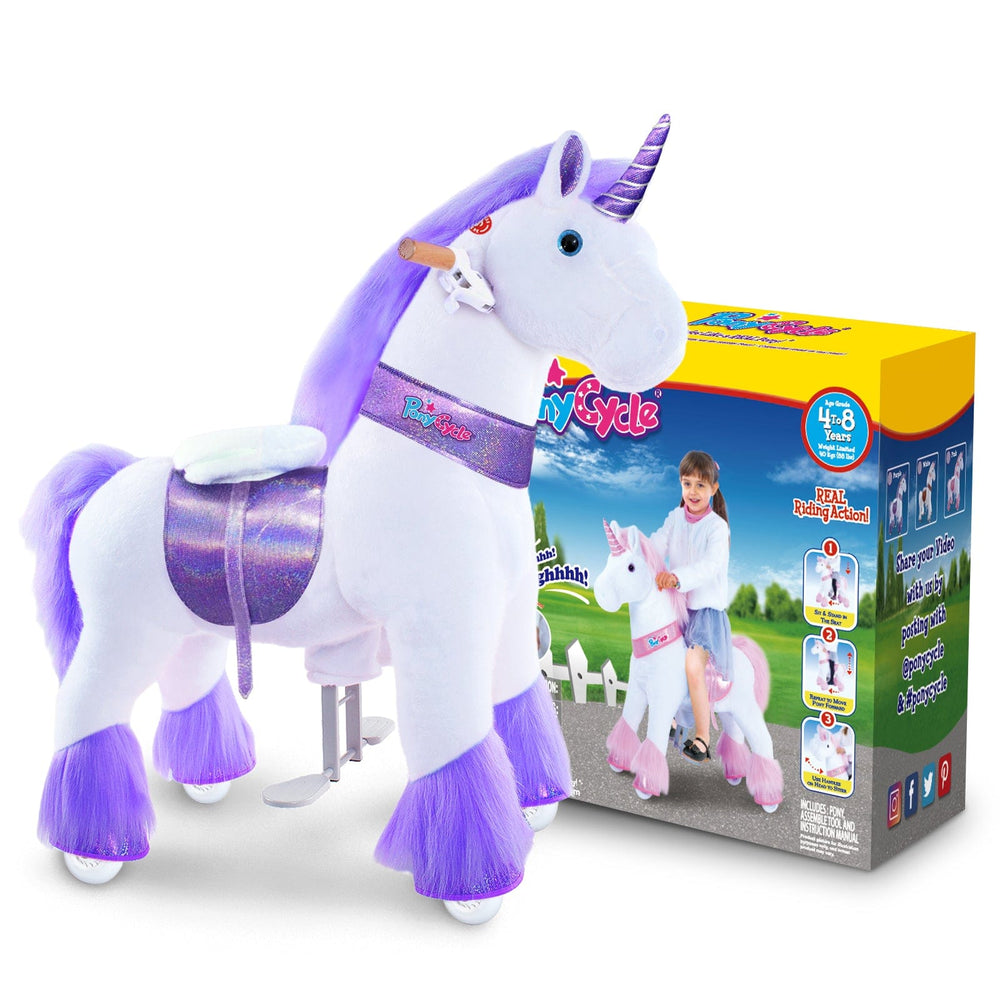 Model U Ride-On Unicorn Age 4-7 Purple (ONLINE ORDER ONLY)